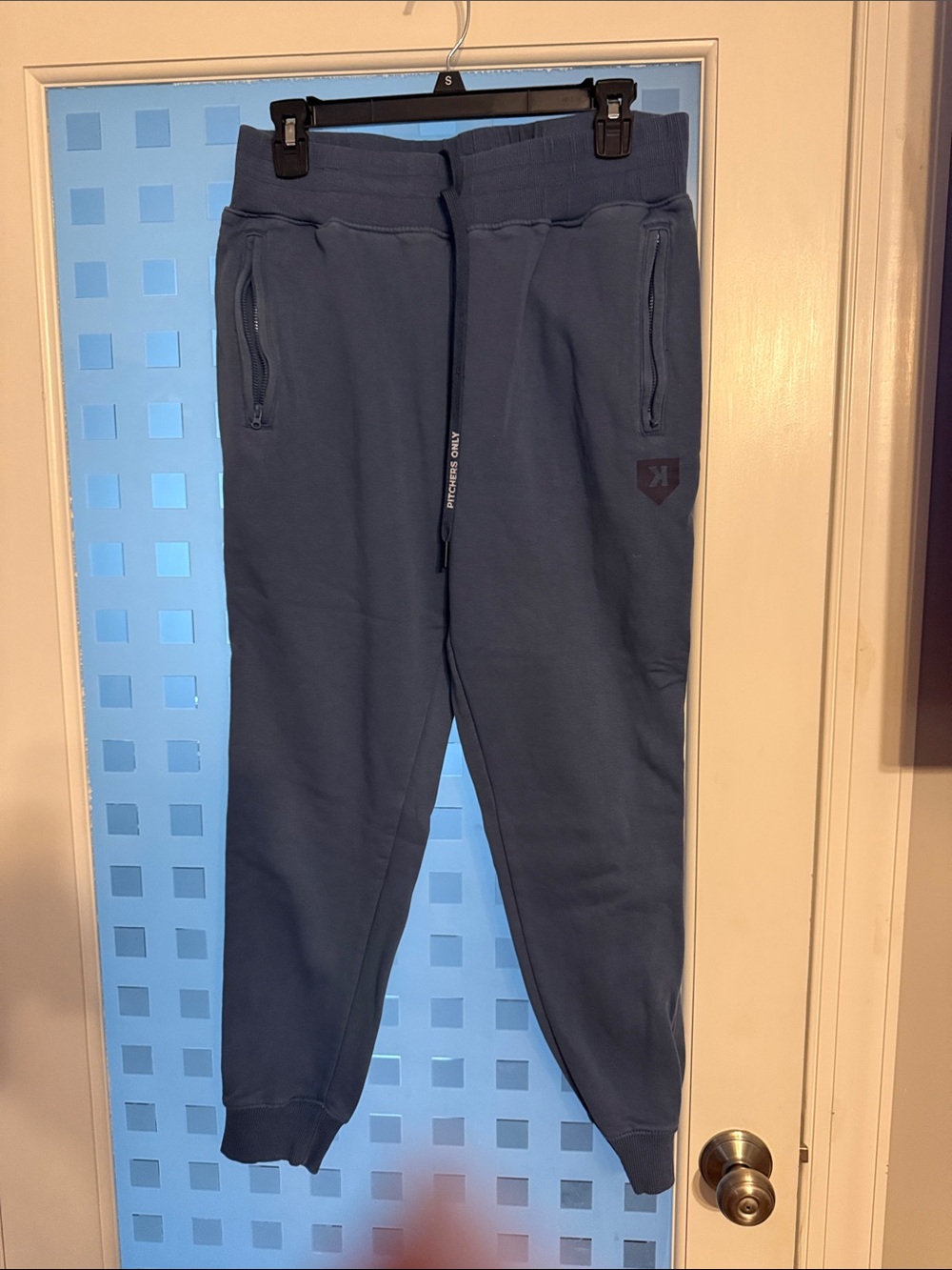 Men Pitchers Only Need A Blue Jogger Sweatpants
